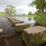 Stepping Stones, River Hodder, Whitewell, Bowland, Lancashire